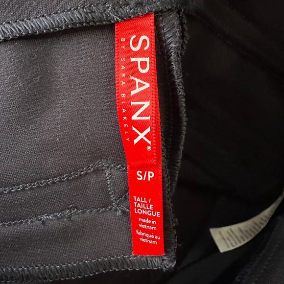 Spanx The Perfect Pant Back Seam Skinny Pants Womens Small Tall Navy Blue 20251T - Picture 6 of 11